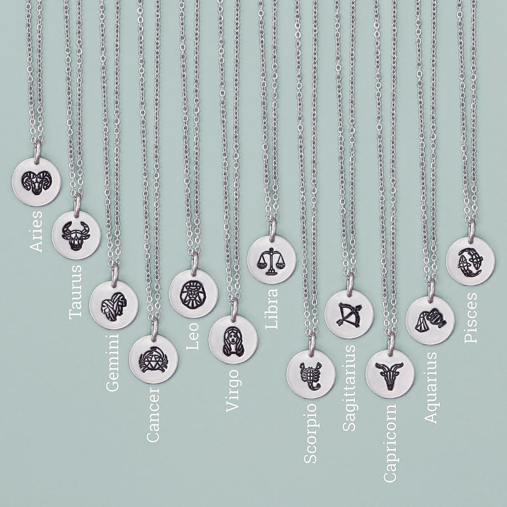 Metal Stamping Tools ImpressArt Geometric Horoscope Zodiac Capricorn Metal Design Stamp, 6mm